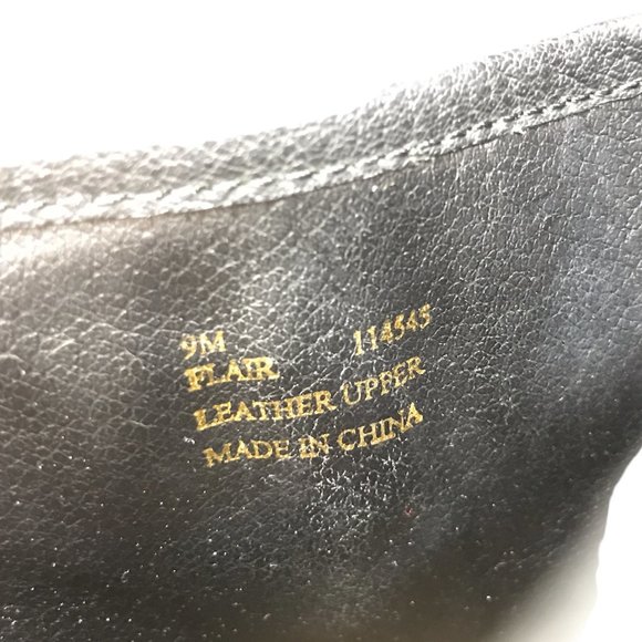 SAM EDELMAN FLAIR Chain Detail Strap Buckle LEATHER Clogs - Picture 10 of 10